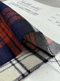 MU5087 Check Tartan Fuzzy[Tessile / Tessuto] Ueyama Textile Sottofoto