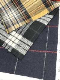 MU5087 Check Tartan Fuzzy[Tessile / Tessuto] Ueyama Textile Sottofoto