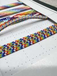 RBW-B60F Elastico Arcobaleno Elastico 7 Mm[Fascia Elastica] Cordon Foto secondaria