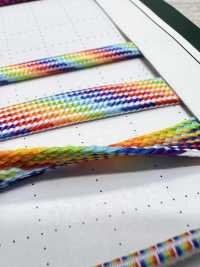 RBW-02F(L) Corda Arcobaleno 11MM[Cavo A Nastro] Cordon Foto secondaria