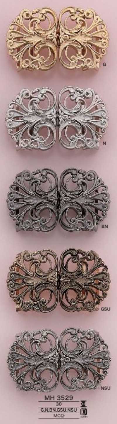 MH3529 Fibbia Fick in stile Art Nouveau