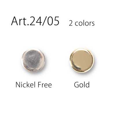 24/05 Bottone metallico liscio