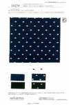 14254 Dobby tagliato in lawn di cotone biologico tinto in filo 60s