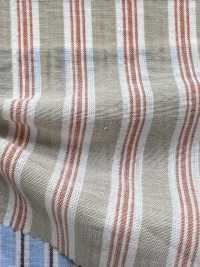 35463 Arricciatura Marine Stripe In Cotone Biologico Tinto In Filo Anni &#39;60[Tessile / Tessuto] SUNWELL Sottofoto