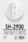SH-2900 Foro Frontale In Resina Poliestere 2 Fori, Bottone Lucido