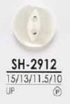 SH-2912 Bottone lucido a 2 fori in resina poliestere