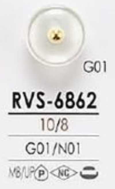 RVS6862 Bottone a sfera in metallo in stile pin-curl per tintura
