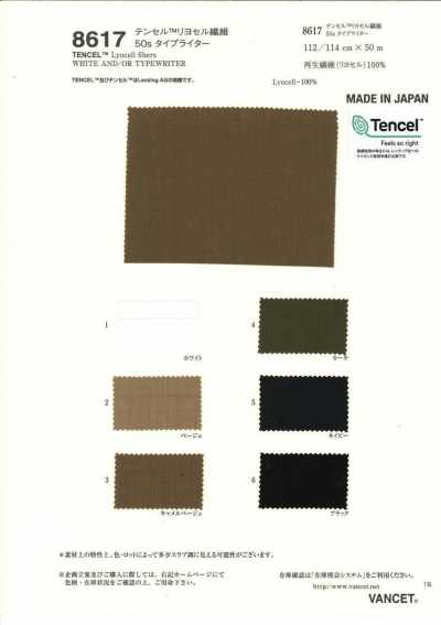 TENCEL 50s tessuto typewriter