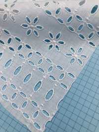 26023-1 Pizzo Di Cotone AO Bianco Sporco[Tessile / Tessuto] Kyowa Lace Sottofoto