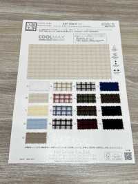 KKF8586-W-2 Seersucker Stretch Ampia Larghezza Check[Tessile / Tessuto] Uni Textile(Komon Studio) Sottofoto