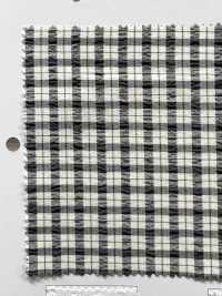 KKF8586-W-2 Seersucker Stretch Ampia Larghezza Check[Tessile / Tessuto] Uni Textile Sottofoto