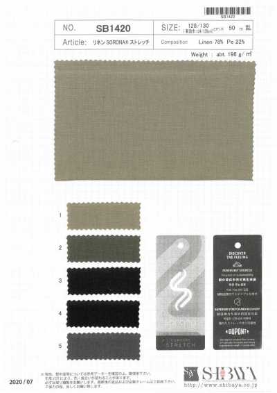 Linen SORONA® Stretch