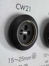 CW21 Bottone In Resina Poliestere/fuso A 4 Fori[Pulsante] DAIYA BUTTON(DAIYA BUTTON) Sottofoto