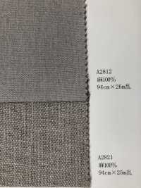 A2812 Fuji Kinume Linen No. 10 Canvas Smelting Process[Tessile / Tessuto] Prugna D
