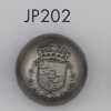 JP202 Bottone placcato in resina ABS