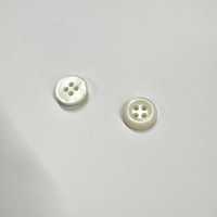 ES115 Bottoni DAIYA a forma di piattino, 4 fori, effetto madreperla, in poliestere DAIYA BUTTON Immagini aggiuntive