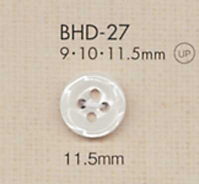 BHD27 Pulsante in poliestere effetto madreperla a quattro fori resistente agli urti RIVER DAIYA BUTTONS