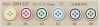 OPH337 DAIYA BUTTONS Bottone in poliestere a quattro fori resistente agli urti