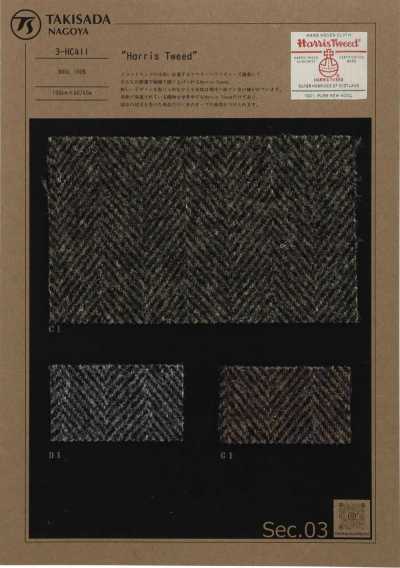 HARRIS Harris Tweed A Spina Di Pesce
