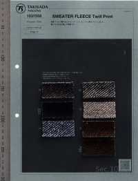 1037559 Maglione In Felpa Con Stampa In Twill[Tessile / Tessuto] Takisada Nagoya Sottofoto