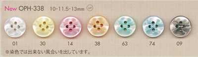 OPH338 DAIYA BUTTONS Bottone in poliestere a quattro fori