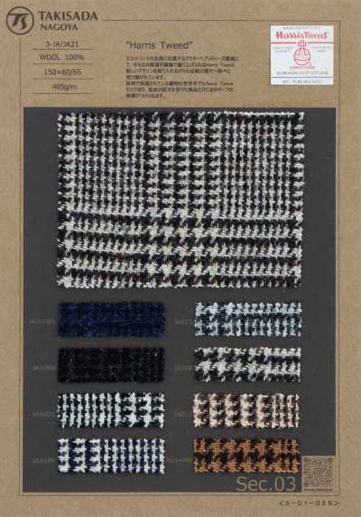 3-JA HARRIS Harris Tweed a quadri Glen
