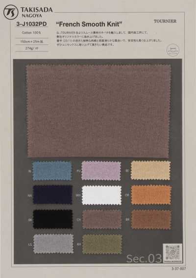 3-J1032PD TOURNIER Tournier maglia a interlock circolare francese