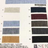 SBW10938 1/40 Lino Francese Chambray[Tessile / Tessuto] SHIBAYA Sottofoto