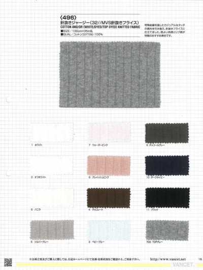 496 Jersey pointelle (costina circolare pointelle 32//MVS)