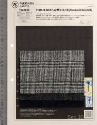 1022885 RE:NEWOOL® JAPAN Flanella Stretch Flat Check Series[Tessile / Tessuto] Takisada Nagoya Sottofoto