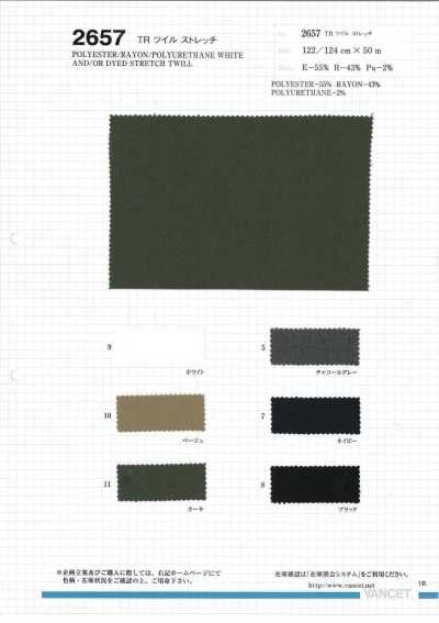2657 TR Twill elasticizzato