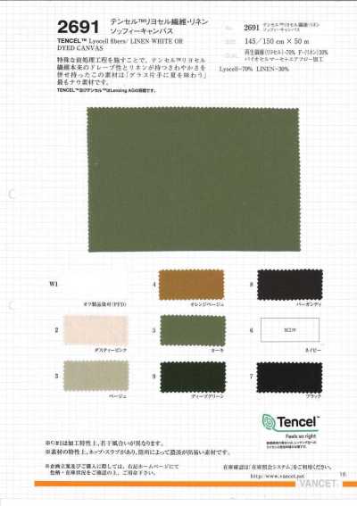 2691 Tencel/Lino Soffy Canvas