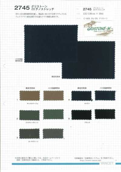 2745 Gristone CPT20 Chino elasticizzato