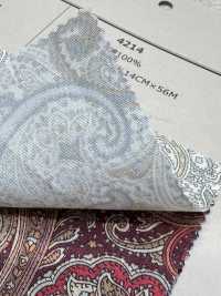 4214 SEVENBERRY® 50 Fili Broadcloth Paisley[Tessile / Tessuto] VANCET Sottofoto