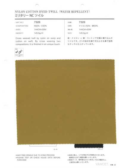 7326 Twill militare NC