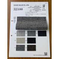 32100-10 Tweed lavabile bidirezionale Glen Check[Tessile / Tessuto] SASAKISELLM Immagini aggiuntive