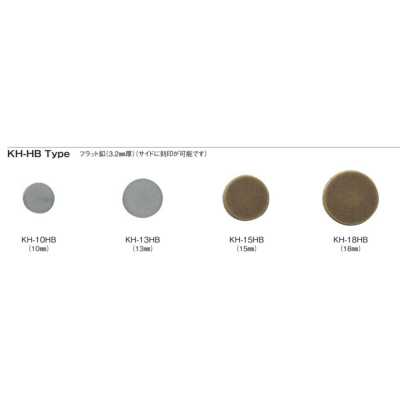 KH-HB Parte superiore, piatta, spessore 3,2 mm