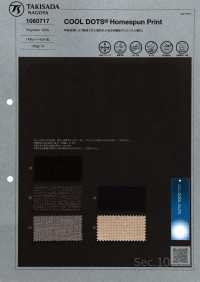 1060717 COOL DOTS® Home Spun Print[Tessile / Tessuto] Takisada Nagoya Sottofoto
