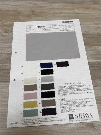RN5028 Pratt Air In Twill Di Cotone Rayon[Tessile / Tessuto] SHIBAYA Sottofoto