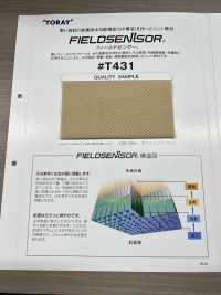 T431 Materiale In Maglia TORAY Field Sensor® Per Indumenti Intimi[Tessile / Tessuto] Tamurakoma Sottofoto