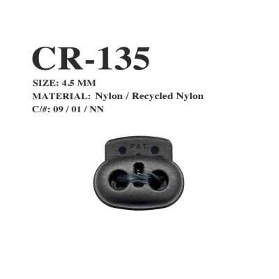 CR-135 Fermacordino a naso di maiale in nylon riciclato per rete da pesca