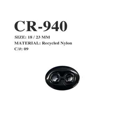 CR-940 Terminale per cordino a naso di maiale in nylon riciclato da rete da pesca