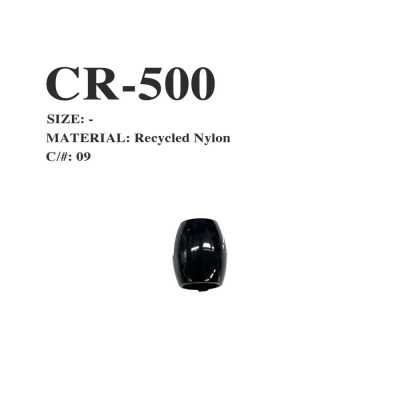 CR-500 Terminale per cordino in nylon riciclato per rete da pesca, a forma di barilotto