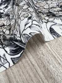 54033-2 Motivo Botanico Con Stampa In Pizzo[Tessile / Tessuto] AZIENDA SAKURA Sottofoto