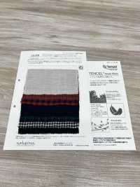 16599 Tartan Arricciato In Fibra Modal/cotone Tencel (TM).[Tessile / Tessuto] SUNWELL Sottofoto