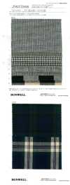 25416 Tinto in filo 16S Cotone/lino tela a quadri