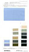 35345 Tessuto Per Macchina Da Scrivere PIMA Anni '70 Tinto In Filo Chambray