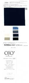 35454 Tessuto dungaree in twill di cotone/carta tinto in filo con finitura wash