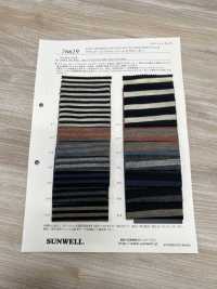 76619 Raso Bambola Acrilico/lana Cotone Tianzhu Righe Orizzontali[Tessile / Tessuto] SUNWELL Sottofoto