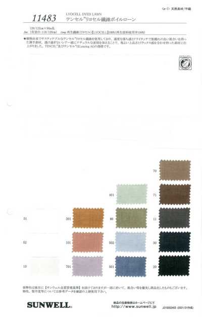 11483 Voile Lawn in fibra di Lyocell Tencel™